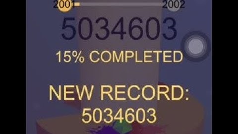 Helix Jump world record 5.000.000 (5 million) highest score and Highest level ever ( level 2001)