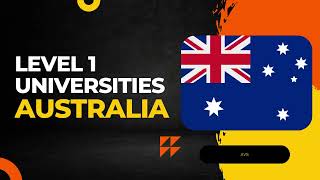 Level 1 universities Australia 2023