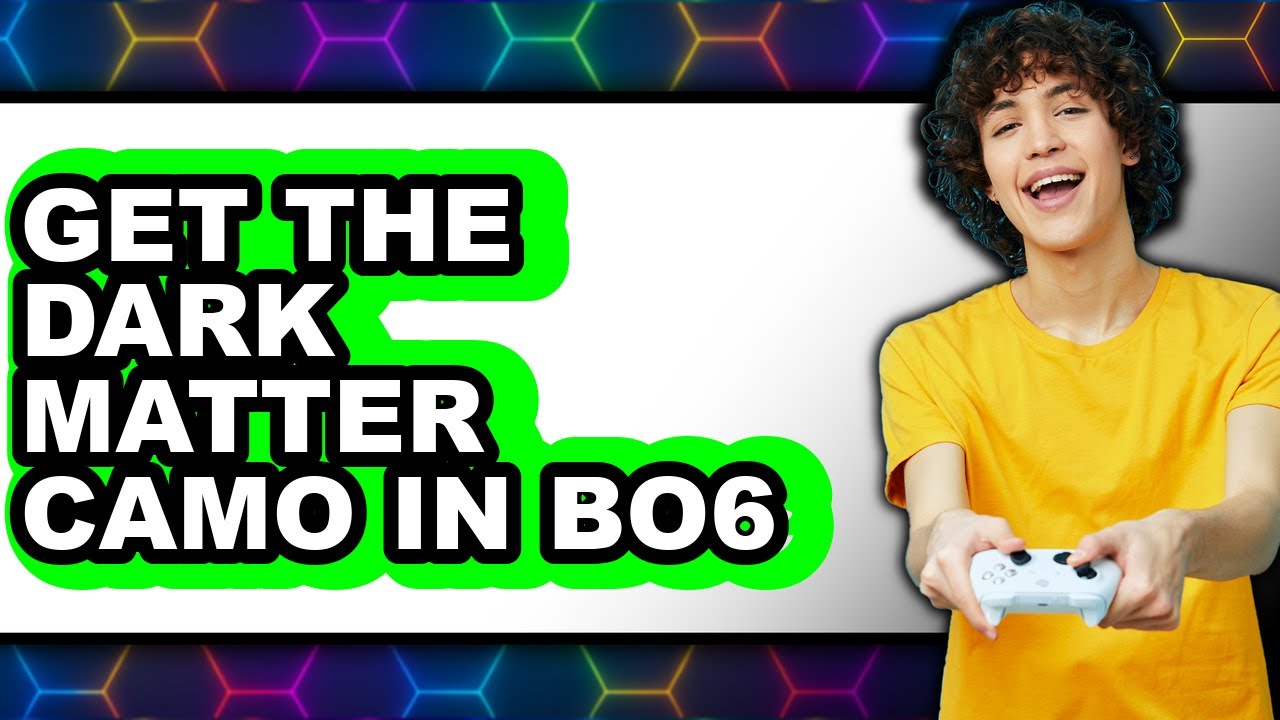 How to Get the Dark Matter Camo in Bo6 (full Guide)