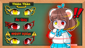 Chuyện Gì Xảy Ra Nếu Mèo Simmy Sở Hữu 50% Mắt Ác Qủy 50% Mắt Thiên Thần Trong Minecraft