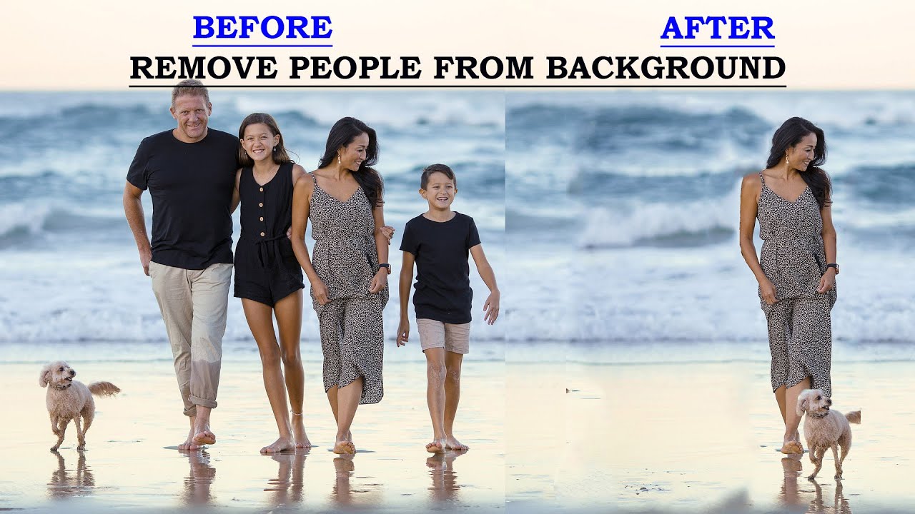 How To Remove Background People From Photo beachphoto YouTube How To Remove Background People From Photo beachphoto YouTube