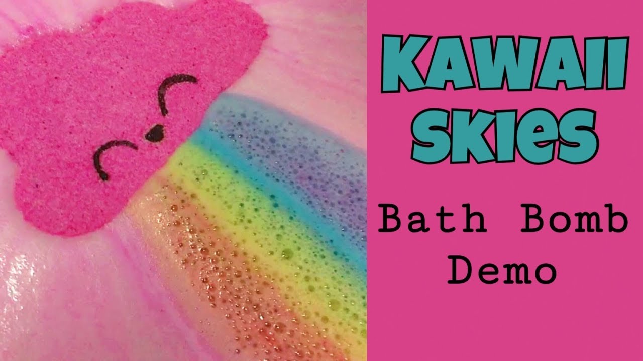 KAWAII SKIES 🌈💕 | Rainbow Cloud Bath Bomb | Body BonBon