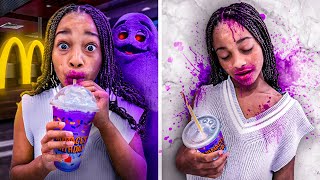 CALI DRINKS THE MCDONALD&#39;S GRIMACE SHAKE ROBLOX WITH BIG BROTHER