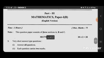 JR INTER MATHS 1B 2018 QUESTION PAPER 1(B) INTER 1ST YEAR MATHS 1B PRYS PAPER  #tsinter2024 #maths1b