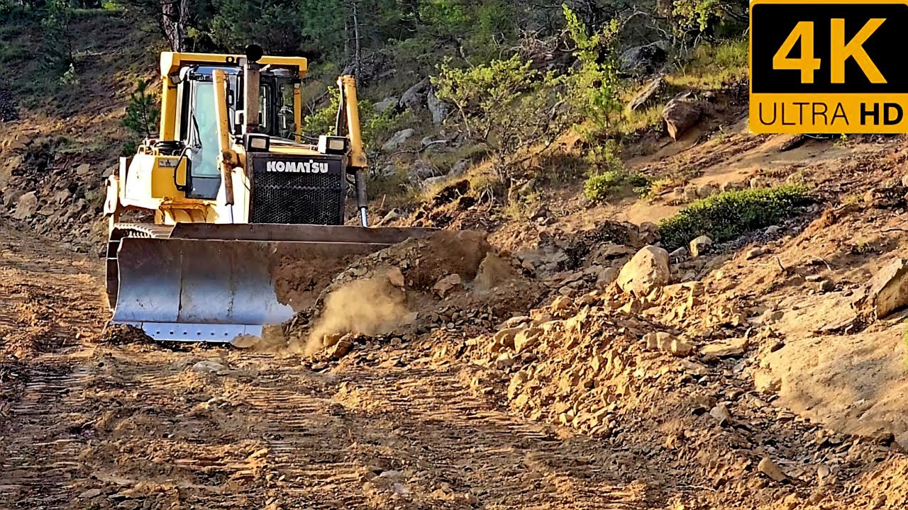 Komatsu D85EX Dozer İle Yol Genişletme ''Tek Bölüm''