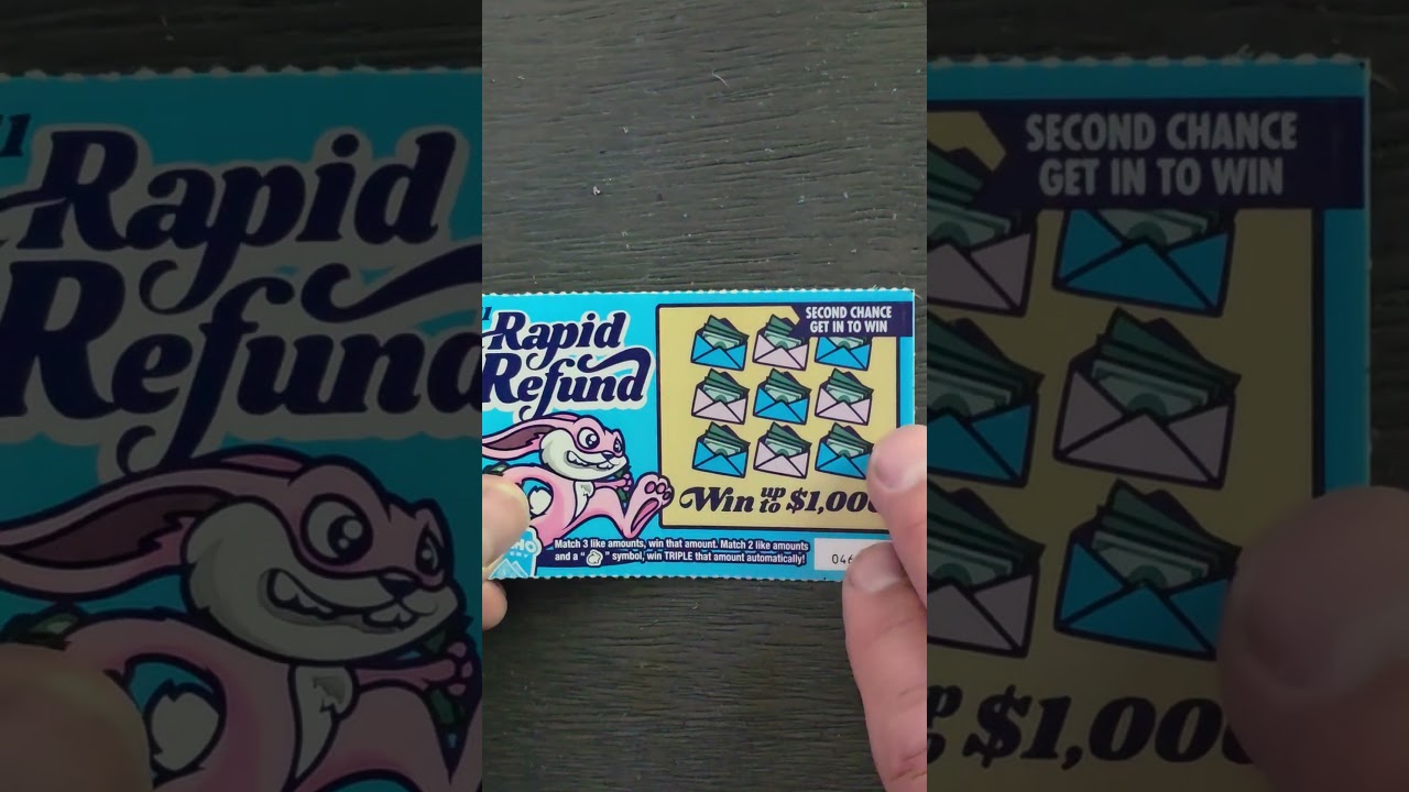 Rapid Refund #lotteryscratchoff #scratchers #lotterytoday
