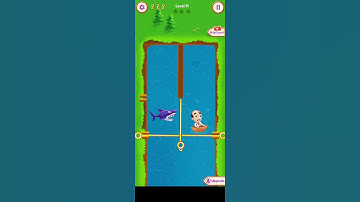 Save Daddy Level 11 - Pin Puzzle Game | Help Daddy By Pull Him Out From The Puzzle Trap