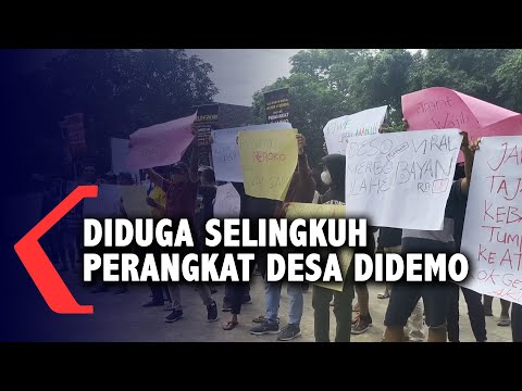 Warga Kediri Tuntut Perangkat Desa Yang Berselingkuh Dicopot Dari Jabatannya