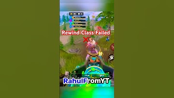 Rewind Class Failed ❌ - CODM #callofduty #rewind #failed #gaming #shorts #funny #ytshorts #fun