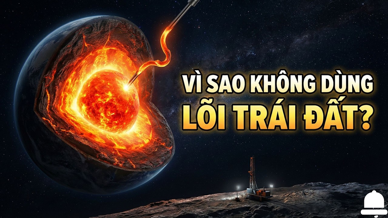 Lõi Trái Đất Nóng Hơn Mặt Trời — Vậy Sao Ta Không Dùng Nó Để Phát Điện?