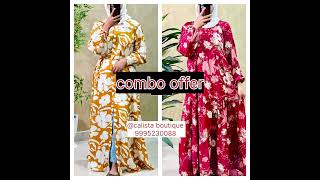 #combo  offers in gowns .