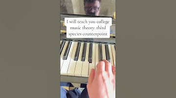 I will teach you college music theory: third species counterpoint #counterpoint #musictheory