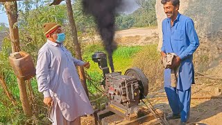 25HP Petter Engine Starting Up 💖 Easy Peter Diesel Engine Start