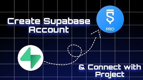 Supabase database in Sketchware - Supabase Account Create, database and Project Setup
