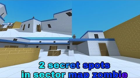 2 secret spots in sector map - Zombie survival - [BLOCK STRIKE]