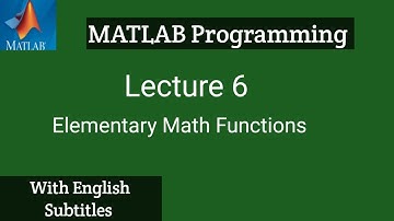 Elementary Math Functions|| Lecture 6|| With English Subtitles