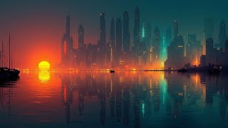 картинка: Атмосфера Закатного Города | Нон-стоп Радио Микс | Мелодичные Расслабляющие Грувы для Отдыха