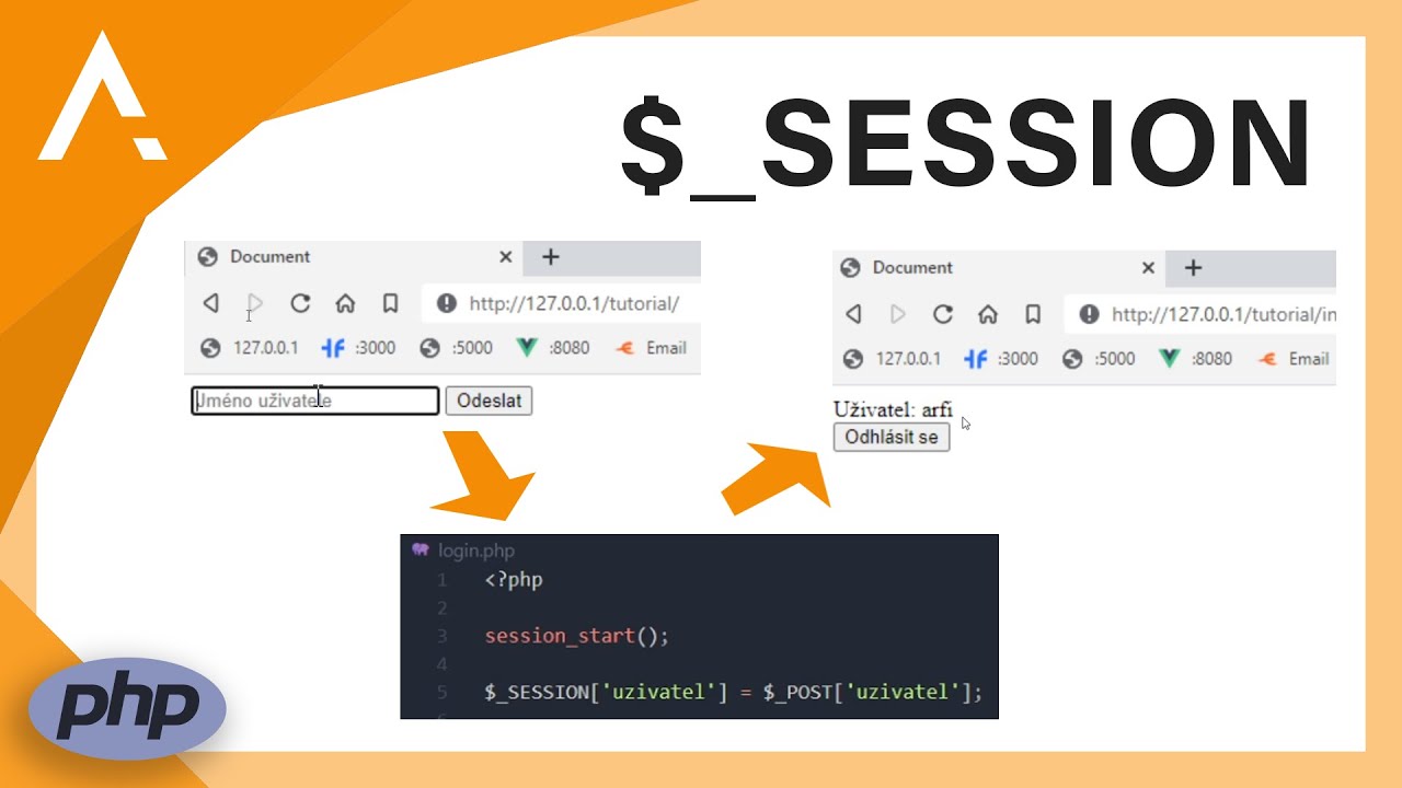 SESSION - Úvod do PHP #6 | Arfi - YouTube