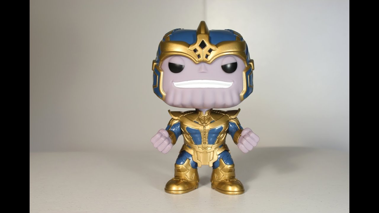 THANOS Guardians of the Galaxy Funko Pop review - YouTube