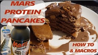 Mars Protein Pancakes With Snickers And Bounty Chunks