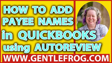 How To Add Payee Names in QuickBooks using AutoReview App