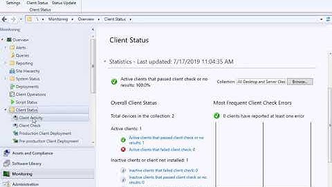 20703-1B Demo14 Using the Configuration Manager Console to Monitor Client Health