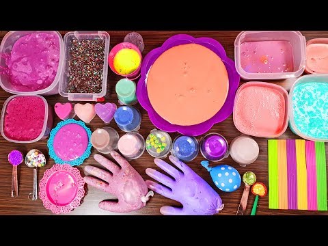 slime-smoothie---mixing-old-slimes-and-more