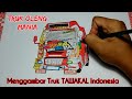 #wepchannel #menggambar #trukoleng Menggambar Truk TAWAKAL - Truk Oleng Indonesia dengan SNOWMAN