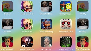 Branny,Ice Scream 3,Granny,Granny Evil Nun,Sponge Neighbor,Friday 13th,Alien,Scary Teacher 3D screenshot 5