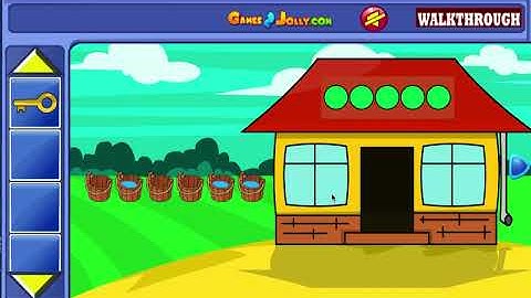 Red Kangaroo Baby Rescue From Cage Walkthrough - Games2Jolly