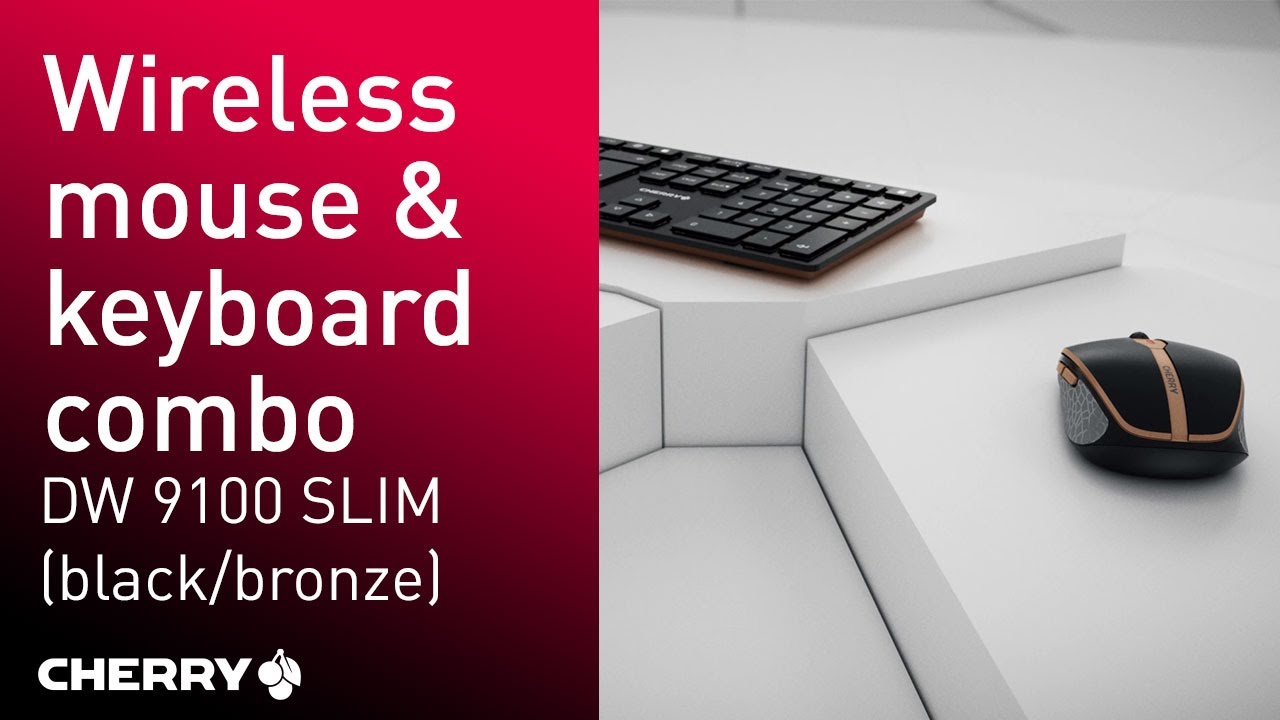 CHERRY DW 9100 SLIM, set tastiera e mouse wireless, layout UK (QWERTY), EUR 74,97 - IT