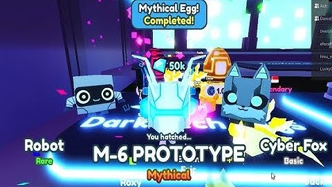🌟Oh My God Nico hatched M-6 Prototype Mythical Pet Sim X🌟