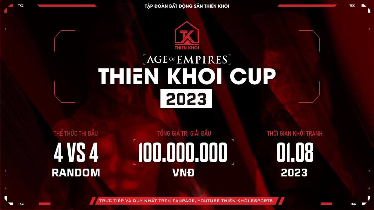 Lượt 4: Máy Thiên Khôi vs SBS | AOE 4vs4 Thiên Khôi Cup 2023