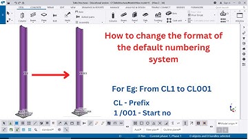 How to change the format of default numbering system | Tekla Structures | Tamil