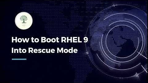 How To Boot RHEL 9 Into Rescue Mode
