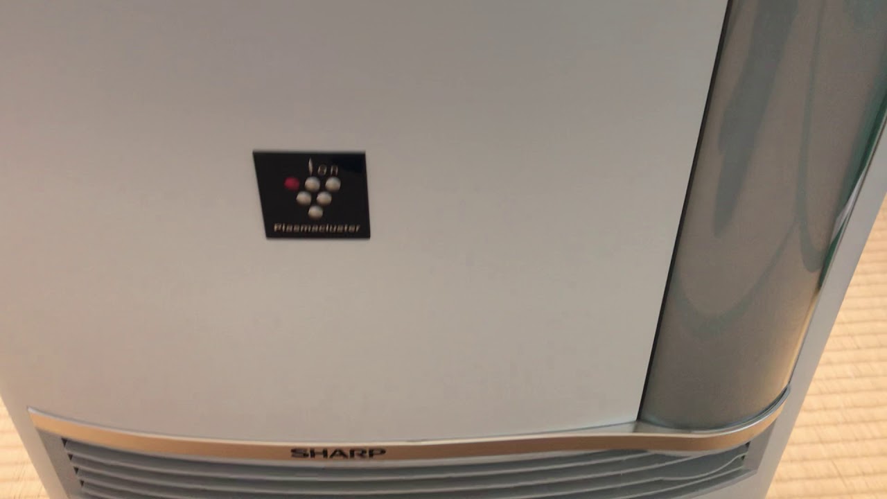 シャープ 加湿セラミックファンヒーター HX-129CXを稼働してみた - YouTube