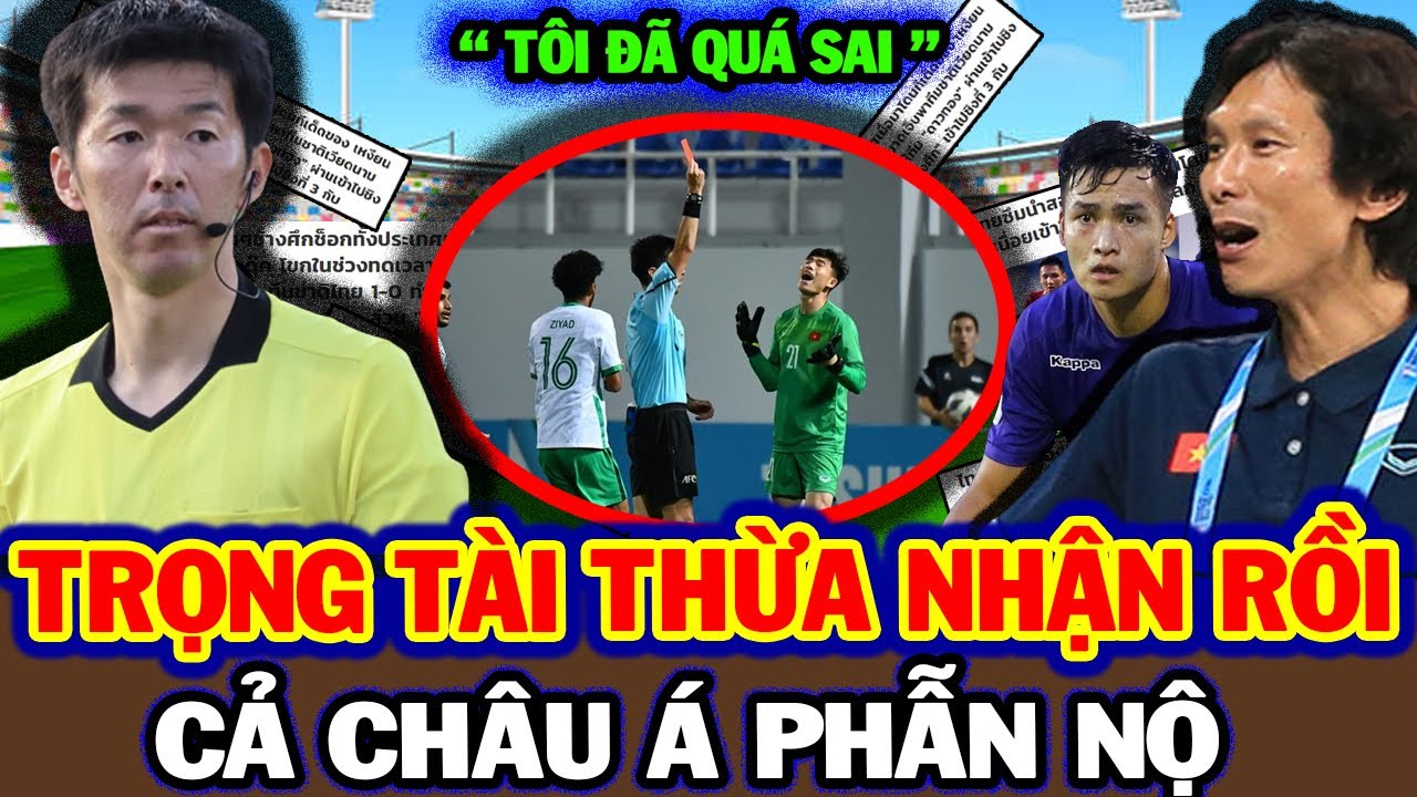 Tổ Trọng Tài Trận U23 Việt Nam Và U23 Ả Rập bị NHM châu Á Tấn Công | Khắp Việt Nam Ngán Ngẩm
