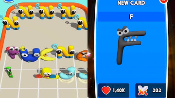 Merge ‘ALPHABET LORE’ Run Monsters 👿 New BATTLE. New Update