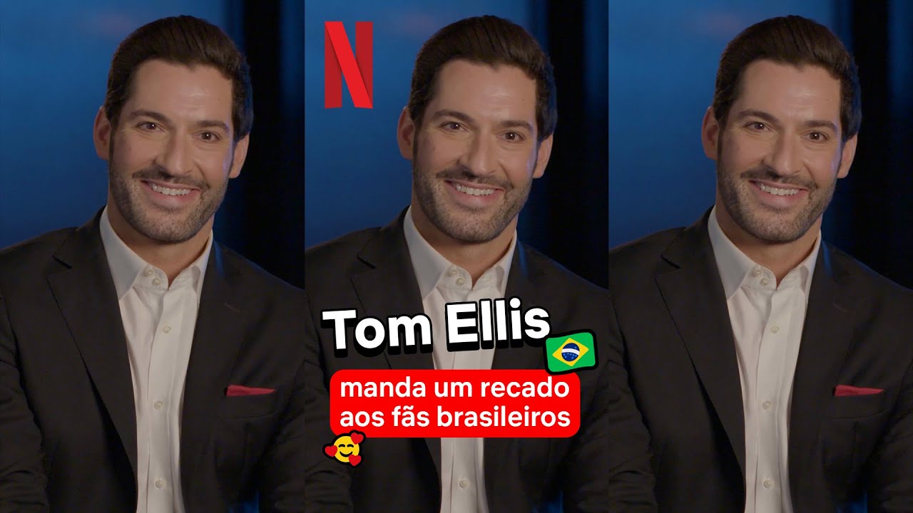 Oi, Tom Ellis! Você tá falando comigo?! 👁👄👁 | Netflix Brasil