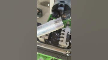 Automatic pipe threading machine #machine #pipethreading