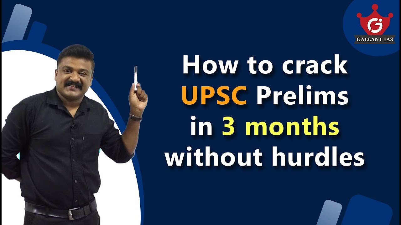 How to crack UPSC Prelims in 3 months without headaches | UPSC ...