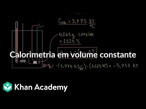 Vídeo: O calorímetro de uma bomba tem pressão constante?