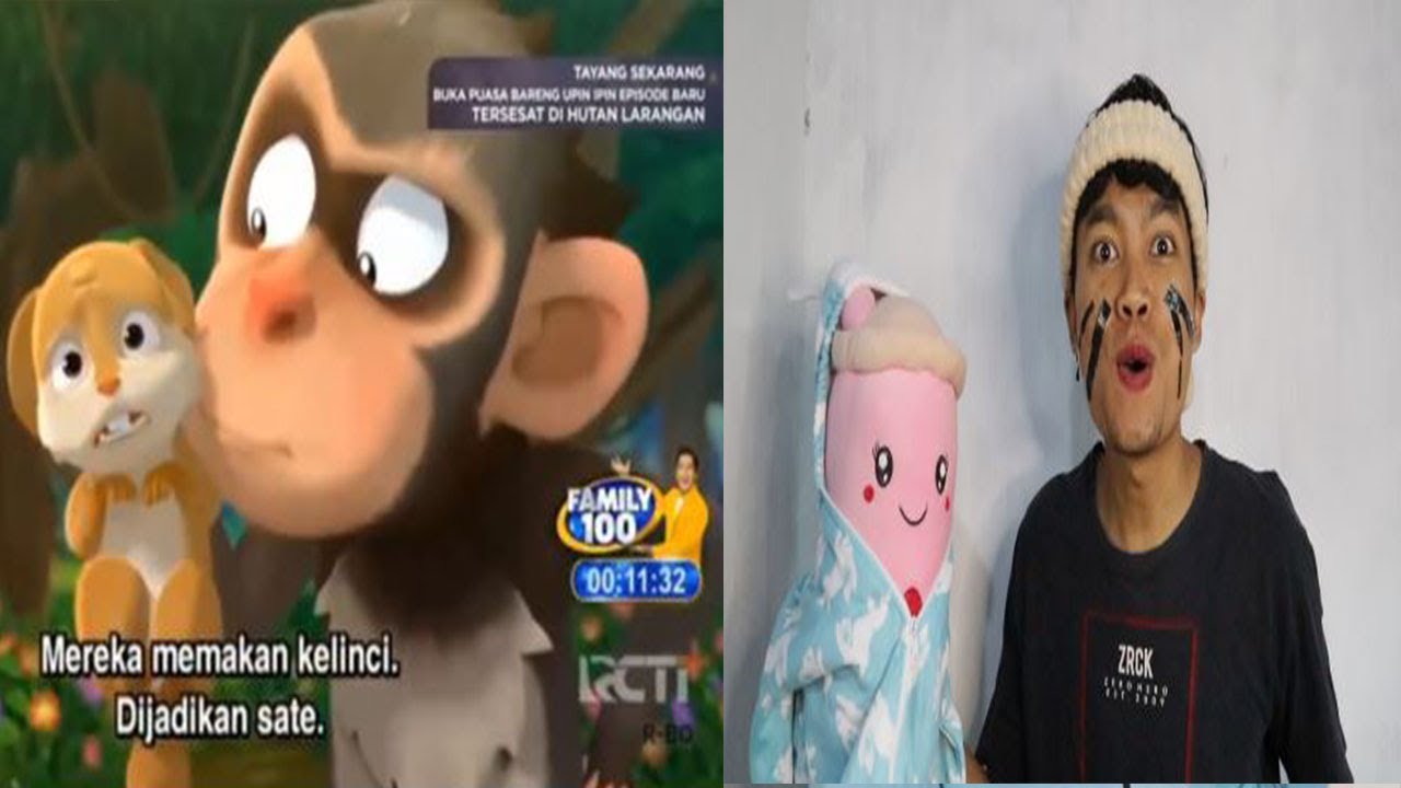 Monyet Tangkap Kelinci | Tiru Aksi Upin Ipin Terbaru 2023 | Upin & ipin