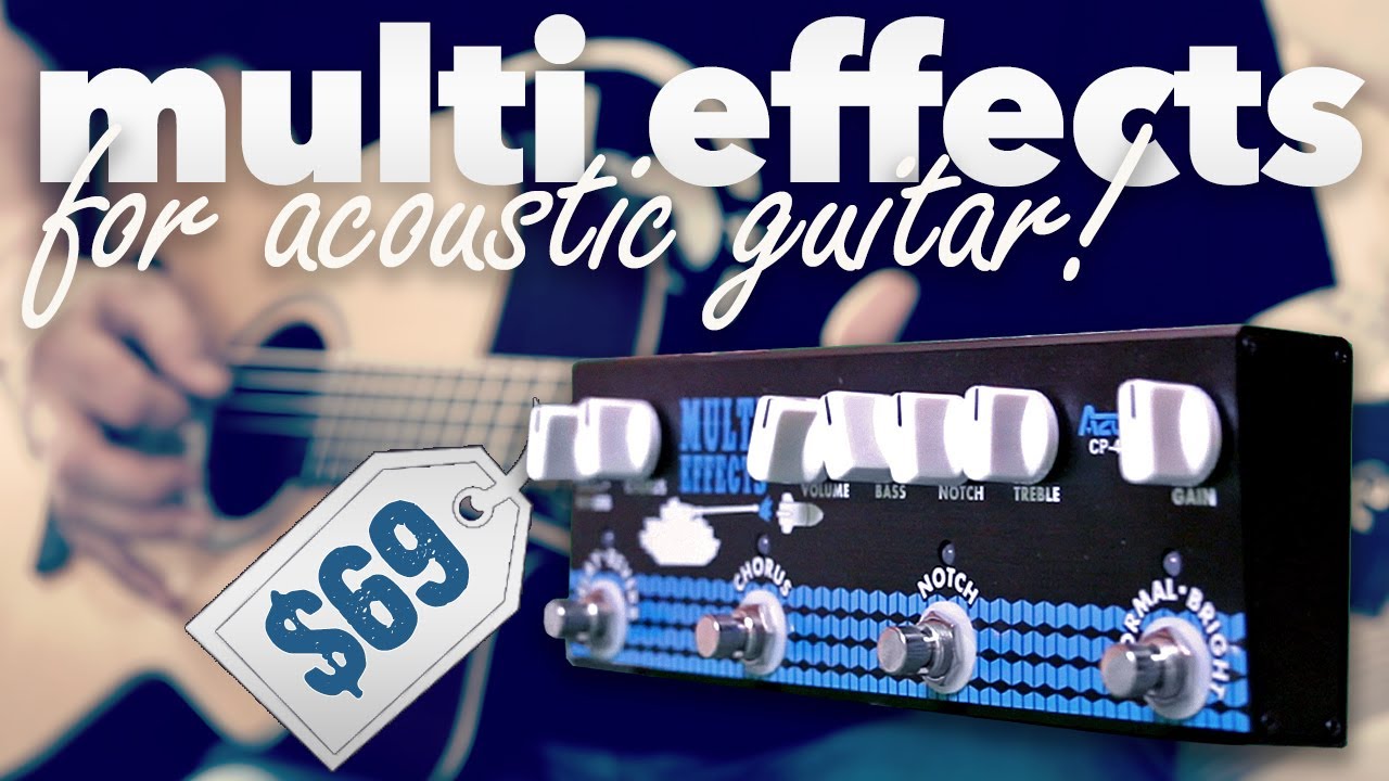 Azor ACOUSTIC guitar multieffects Reverb, chorus and delay! YouTube