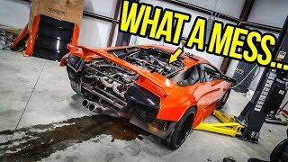 Here's The Stupid Reason Why My Fast \& Furious Lamborghini PUKED All Over The Floor
