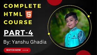 Complete HTML Course For Beginners ( NESTED TAG & MANY DECORATIVE TAGS ) PART-4