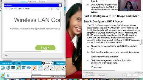 SRWE 13.3.12 Configure a WPA2 Enterprise WLAN on the WLC| Nestlie Rosales