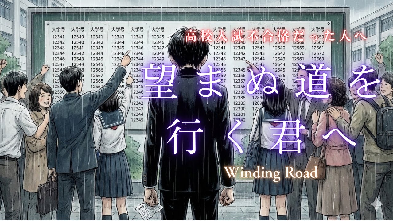 高校入試　不合格だった人へ贈る歌