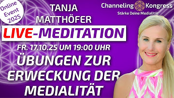 🔴LIVESTREAM mit Tanja Matthöfer am 17.10.25 um 19:00 Uhr auf dem Channeling Kongress 2025