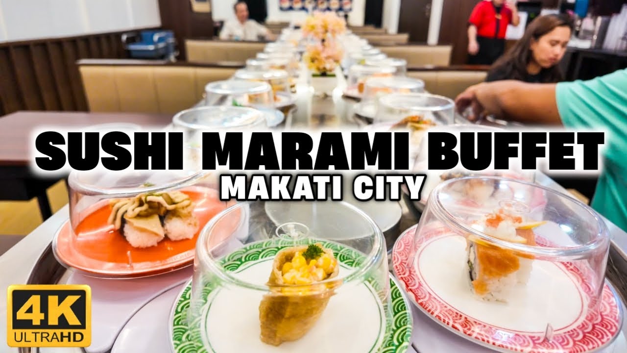 [4K] SUSHI Overload for Just 649 Pesos! UNLIMITED SUSHI and More at SUSHI MARAMI Buffet!